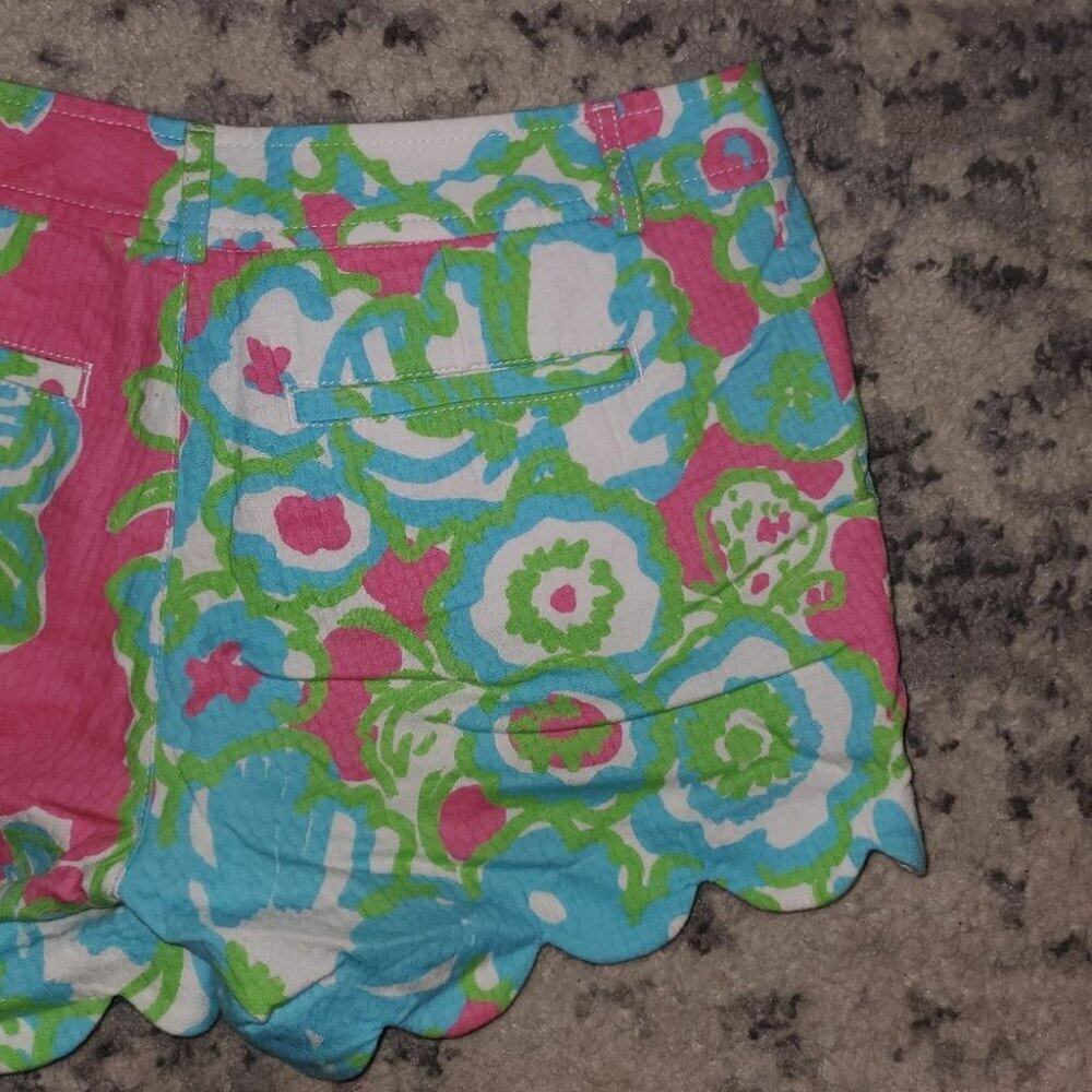 LILLY PULITZER 5" BUTTERCUP STRETCH SHORT sz 2 - Picture 7 of 9
